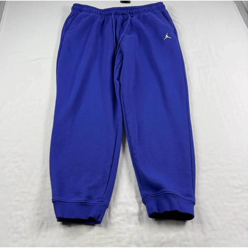 Air Jordan Jogger Sweatpants Mens 2XL Purple Tapered Fleece Casual‎ Lounge